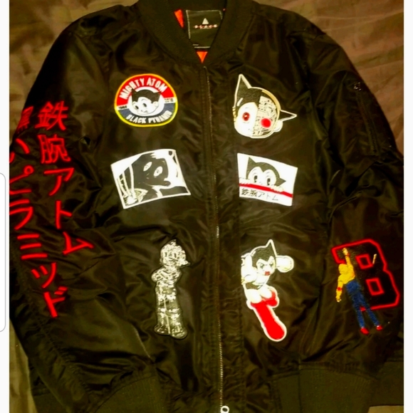Black Pyramid Astro Boy Bomber Jacket - Picture 5 of 5